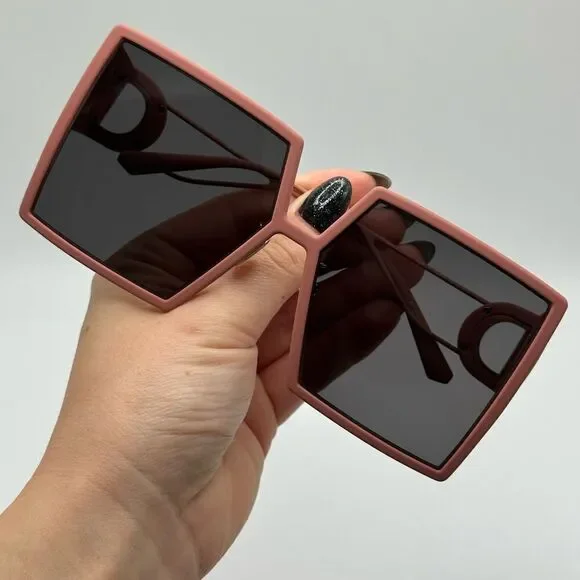 NEW Dior Sunglasses 30Montaigne SU 41A0 Matte Pink Grey Women